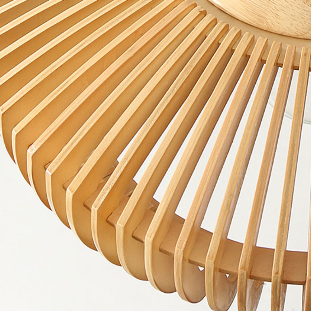 Japanese Rustic Farmhouse Wooden Pendant Light Restaurant Lamp-Handwovenlamp