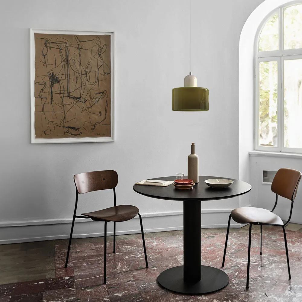 Bauhaus Small Glass Pendant Light For Dining Room and Bedroom-Handwovenlamp