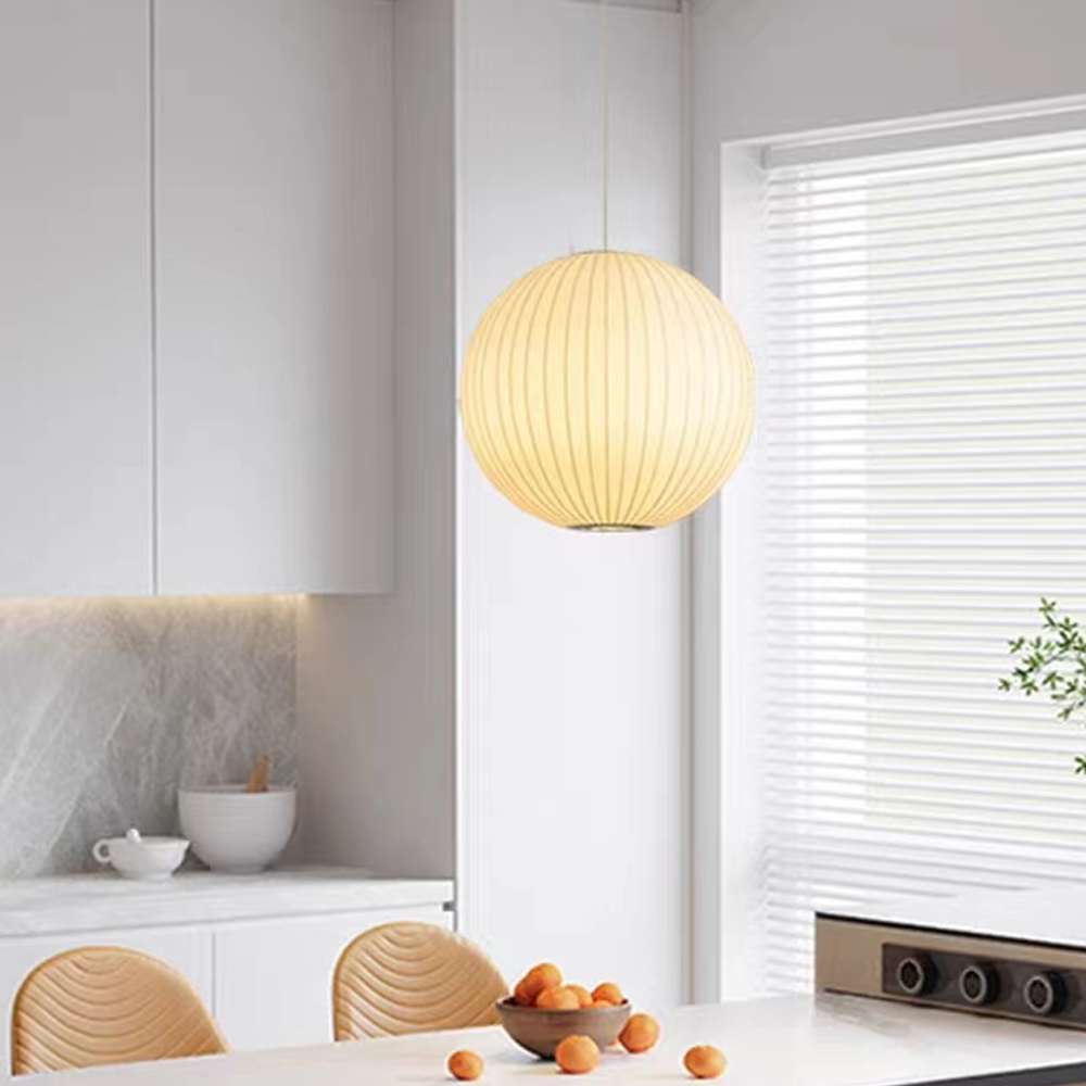 Nordic Italian Luxury Chandelier Restaurant Fabric Chandelier Living Room Staircase Lights-Handwovenlamp