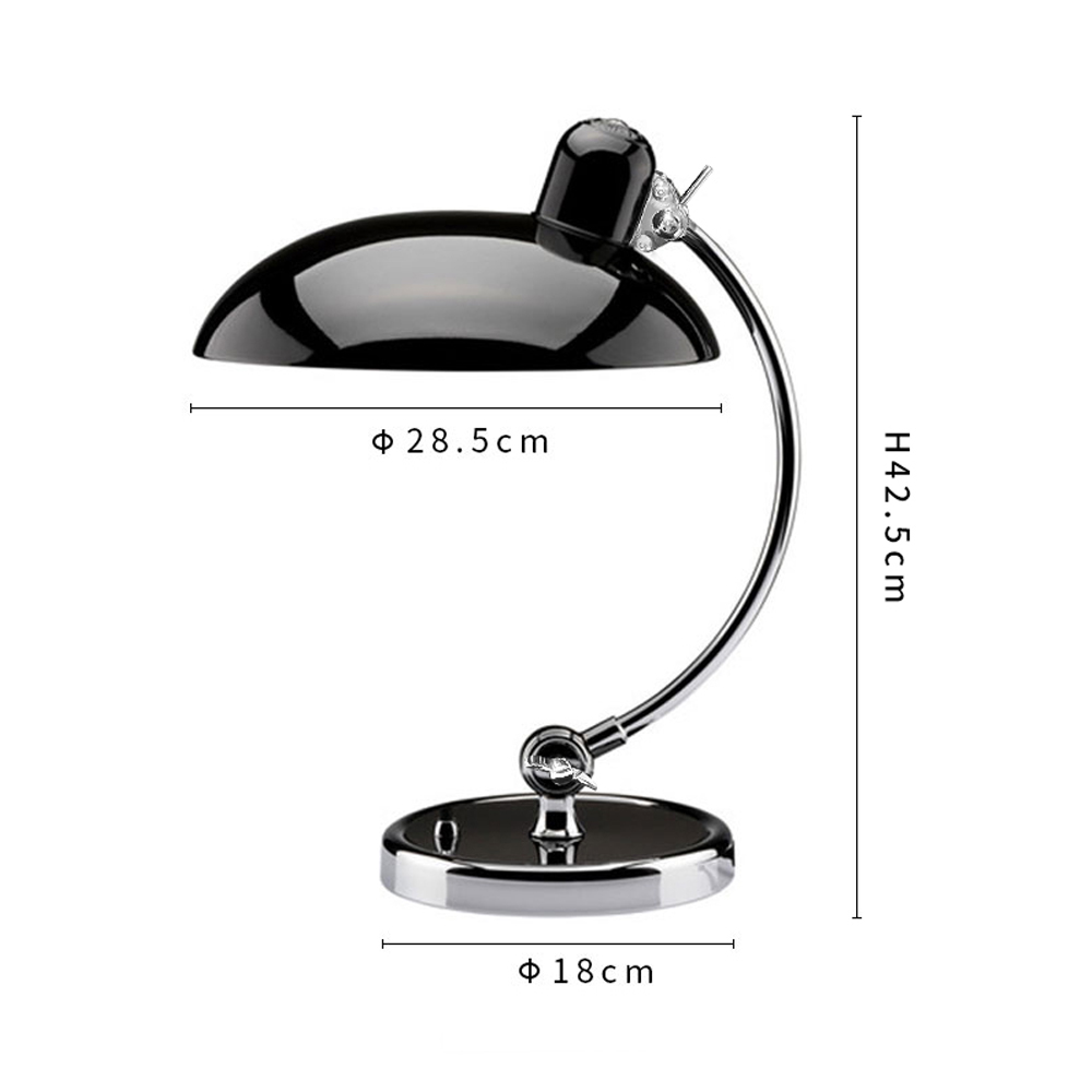 Denmark Kaiser Idell Engraved Table Lamp Classic Bauhaus Desk Lamp-Handwovenlamp