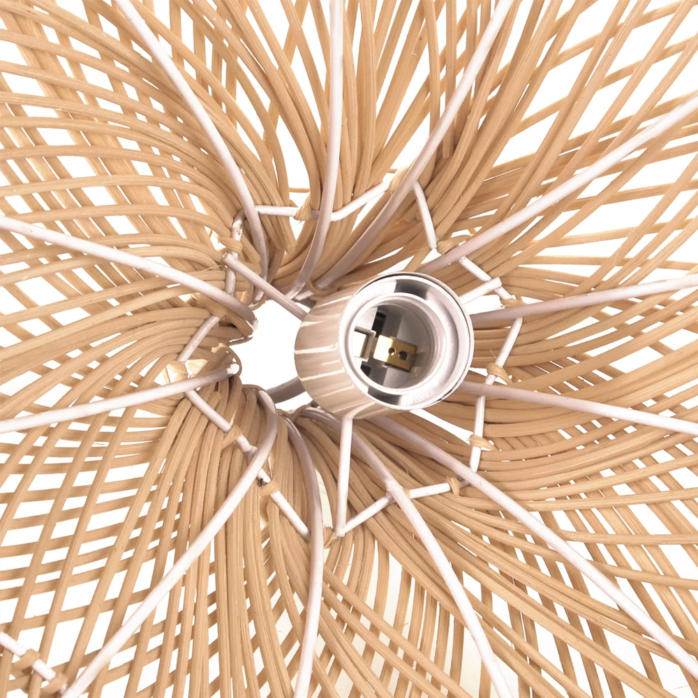Rattan Novelty Pendant Lights Wicker Pendant Shade-Handwovenlamp