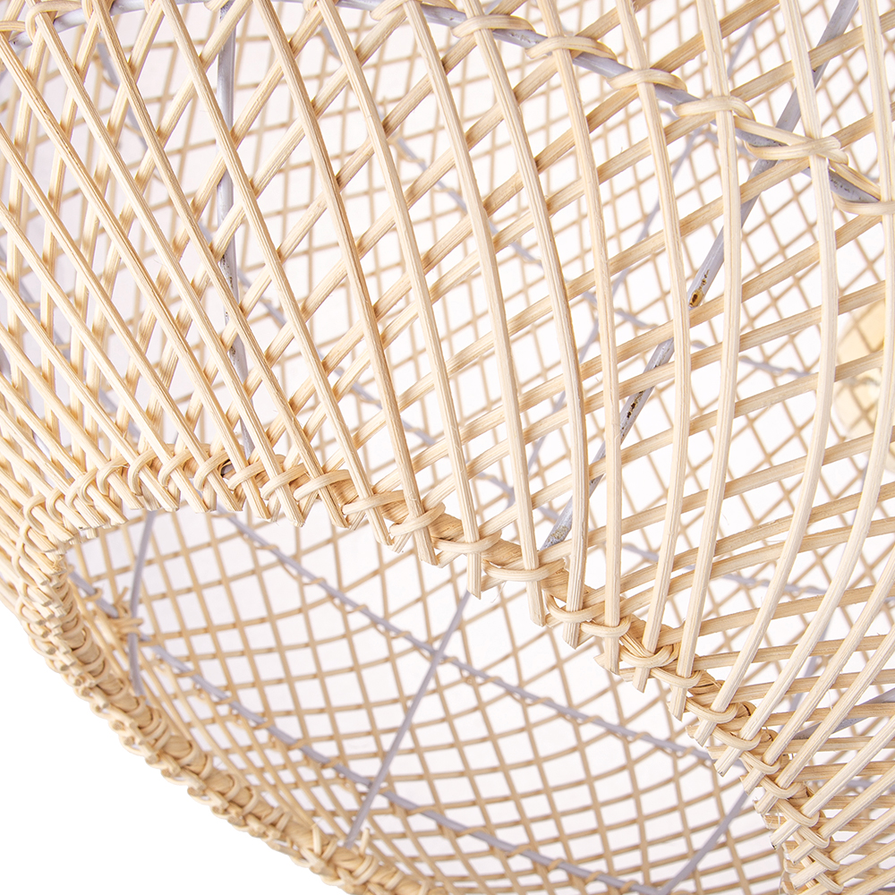 Staircase Living Room Rattan Pendant Lights Shade-Handwovenlamp