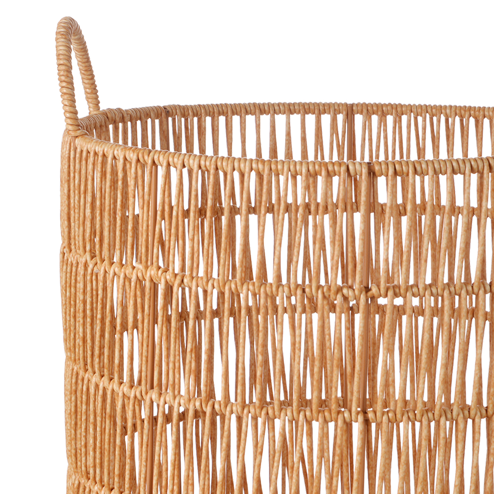 Natural handmade homestay household sundries and clothes sorting and storage basket-Handwovenlamp