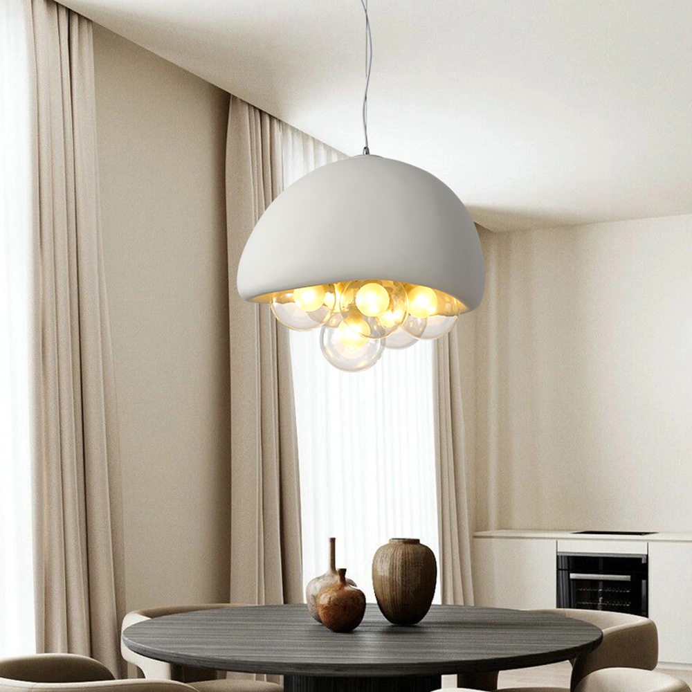 Nordic Dining Room Chandelier Creative Personality Art Modern Pendant Light-Handwovenlamp