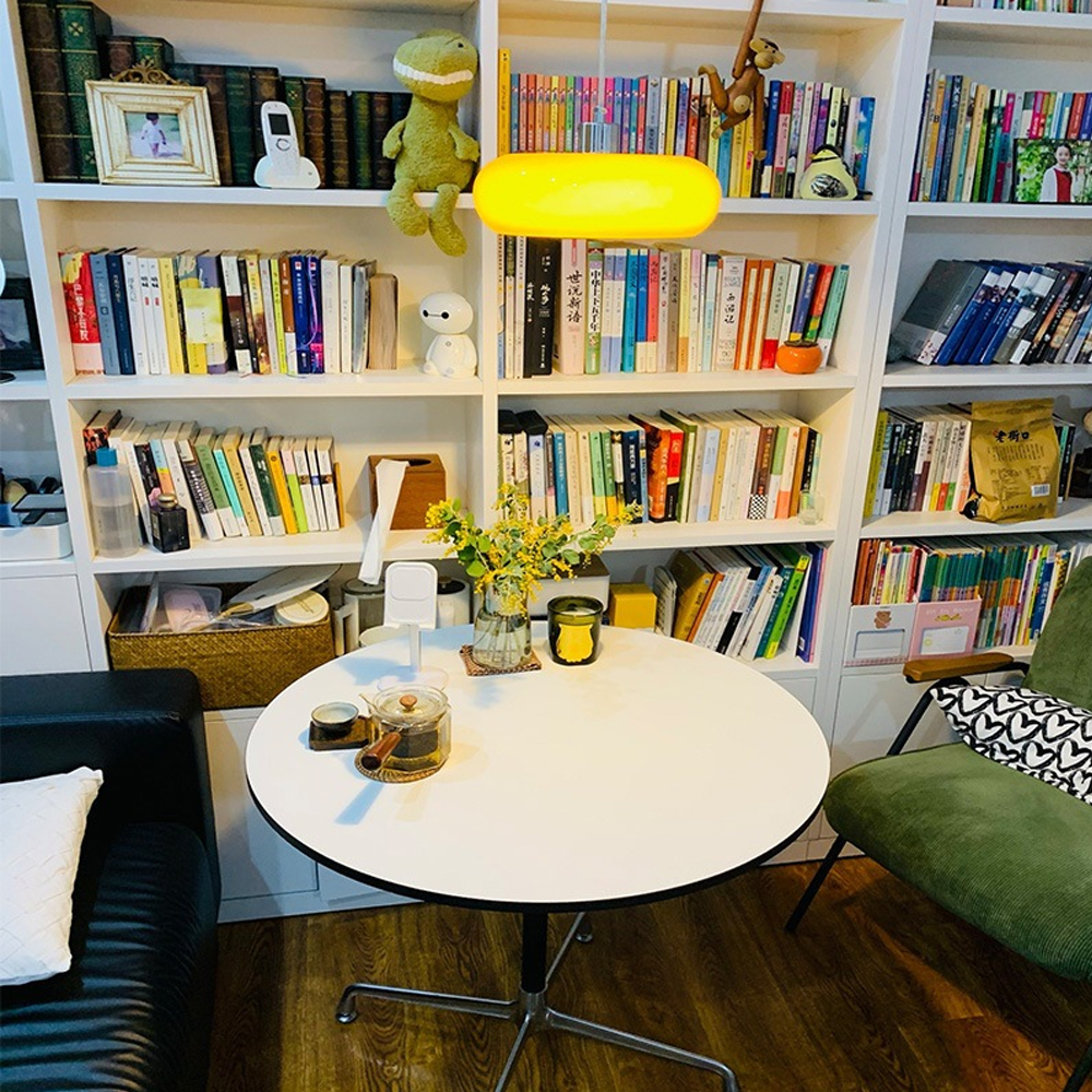 Milk White Glass Pendant Light Dining Room Hanging Chandelier-Handwovenlamp