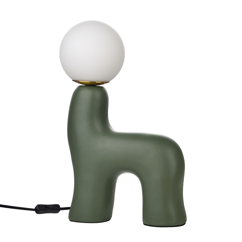 Pony Shape Resin Table Lamp Bedroom Bedside Night Light-Handwovenlamp