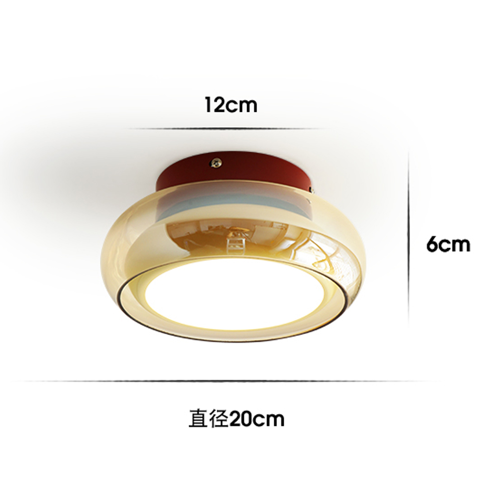 French Corridor Ceiling Lights antique-style entrance Flush Mount Lamp-Handwovenlamp