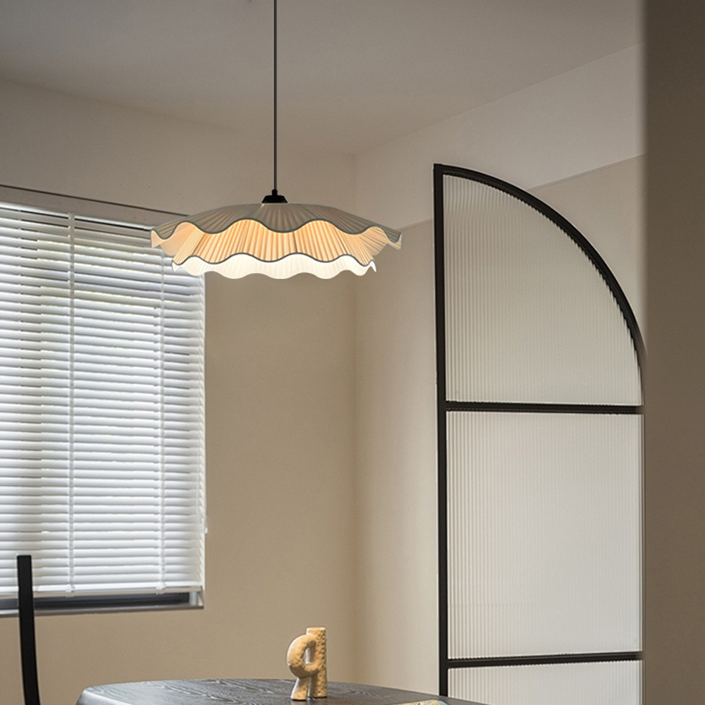 Modern Dining Room Fabric Pendant Light French Design Home Decor Chandelier-Handwovenlamp