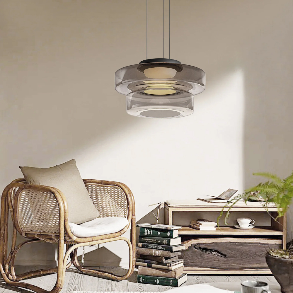 Modern Elegant Glass Pendant Light Fixtures for Living Room Dining Room-Handwovenlamp