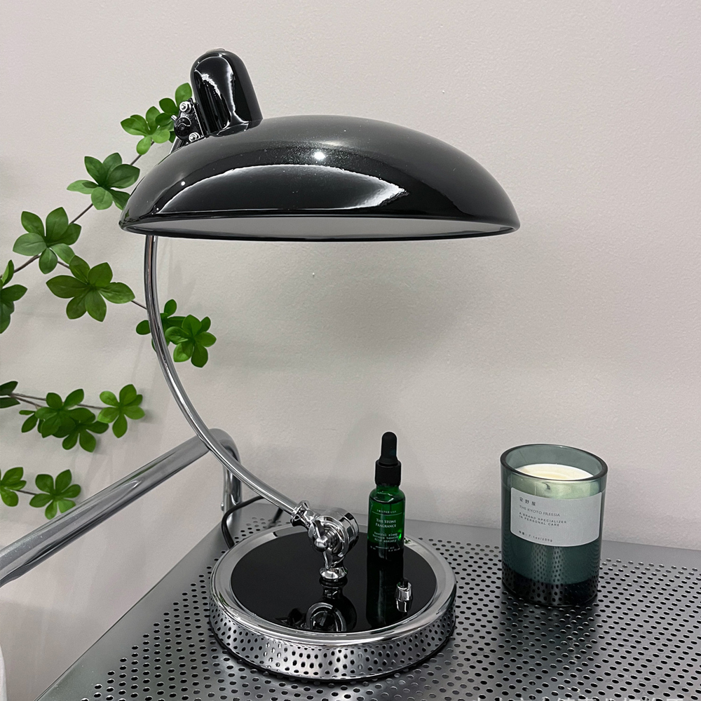 Denmark Kaiser Idell Engraved Table Lamp Classic Bauhaus Desk Lamp-Handwovenlamp