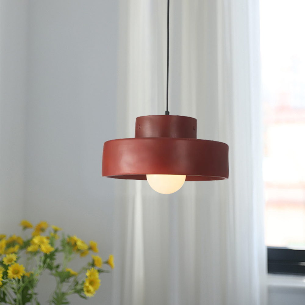 Nordic Original Minimalist Resin Chandelier Red, Green, Black-Handwovenlamp