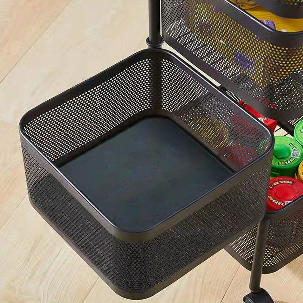 Multifunctional Kitchen Shelf Multi-layer Rotatable Storage Rack-Handwovenlamp