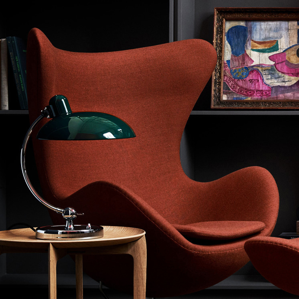 Denmark Kaiser Idell Engraved Table Lamp Classic Bauhaus Desk Lamp-Handwovenlamp