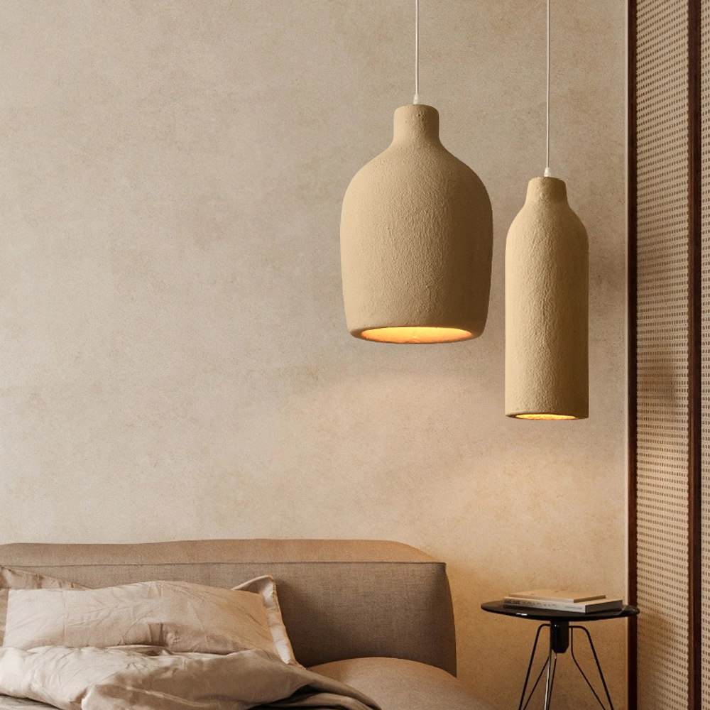Nordic Designer Bedroom Bedside Retro Chandelier-Handwovenlamp