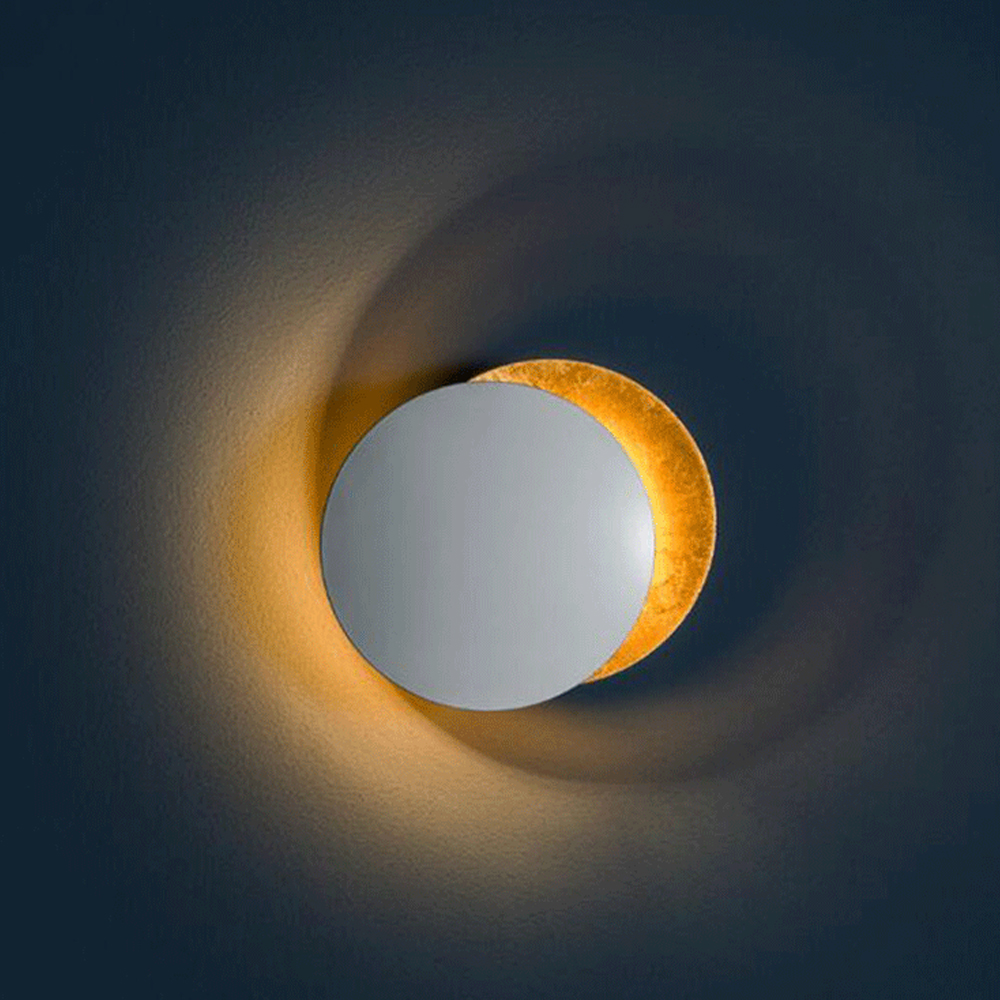 Italian Design Moon LED Lamp Bedside Wall Lamp Staircase Aisle Lights-Handwovenlamp