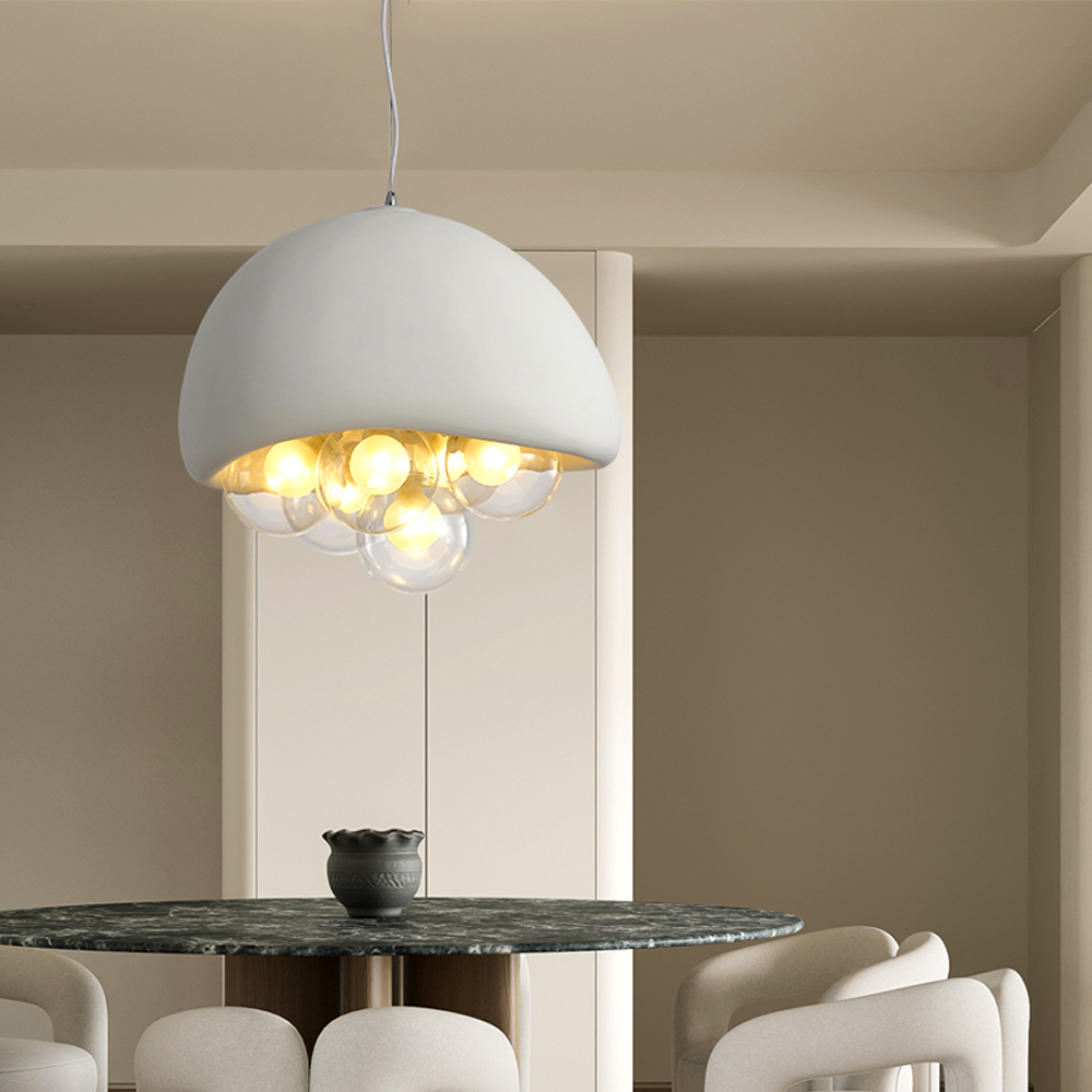 Nordic Dining Room Chandelier Creative Personality Art Modern Pendant Light-Handwovenlamp
