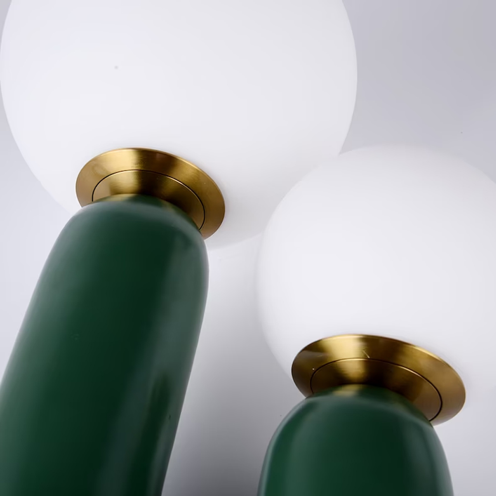 Medieval Vintage Matsubara Green Table Lamp-Handwovenlamp