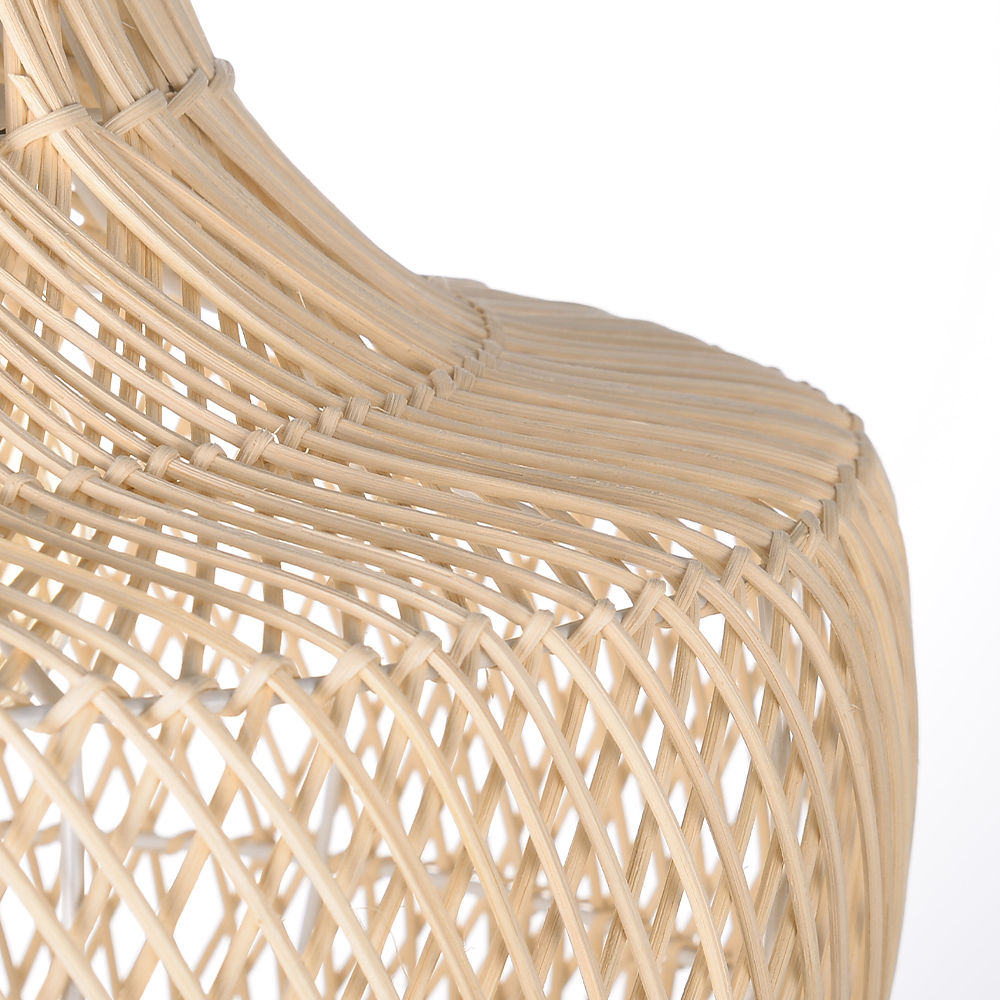 Southeast Asian Style Kitchen Island Rattan Weaving Pendant Light Bedside Chandelier-Handwovenlamp