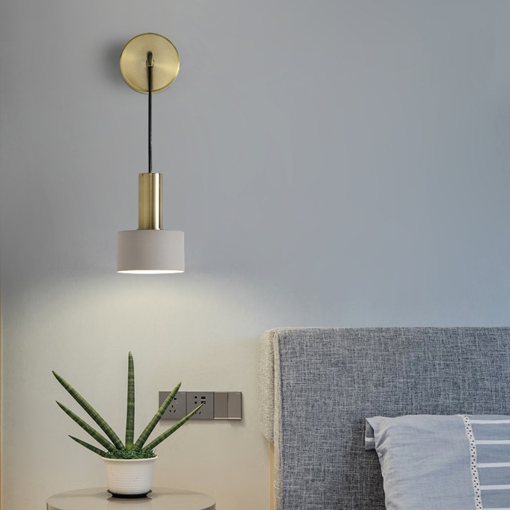 Nordic Minimalist Wall Lamp Modern Simple Bracket Light for Corridor-Handwovenlamp