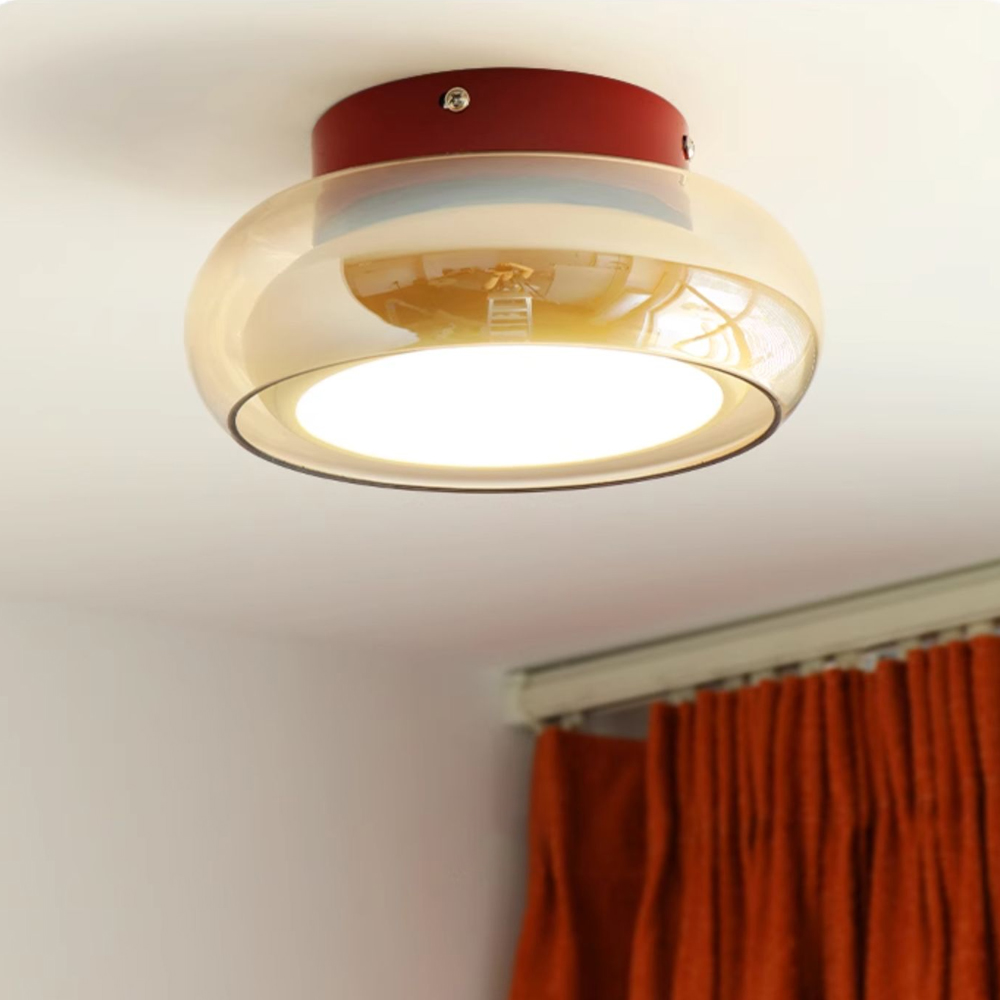 French Corridor Ceiling Lights antique-style entrance Flush Mount Lamp-Handwovenlamp