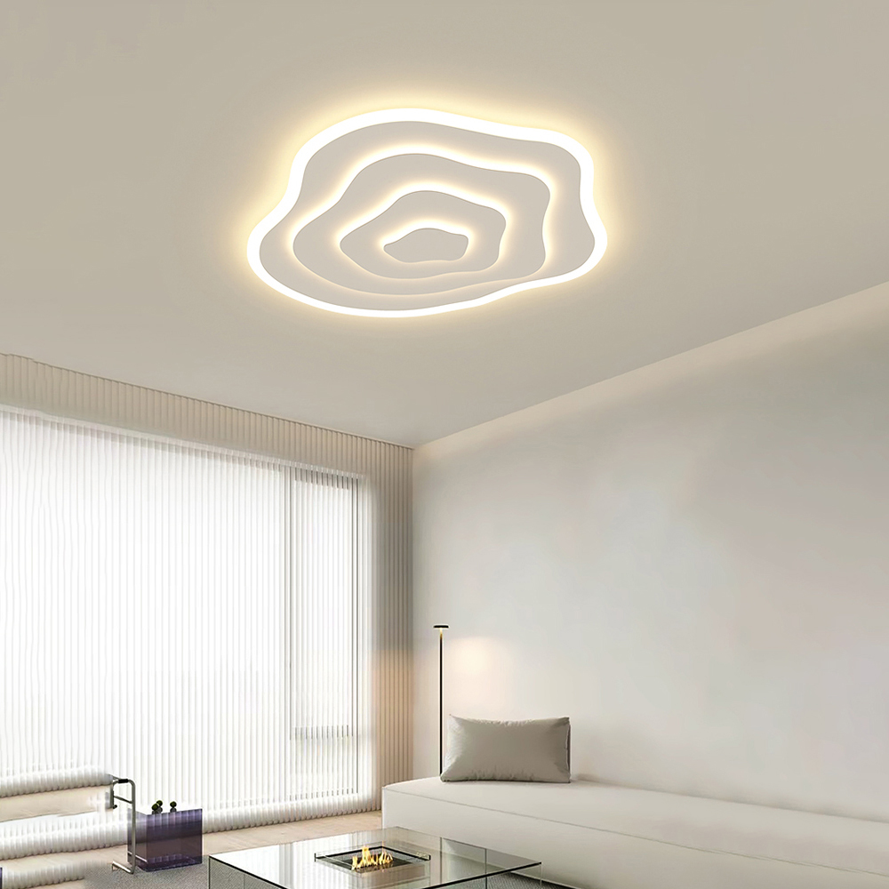 Nordic Minimalist Flower Acrylic Ceiling Light For Bedroom-Handwovenlamp