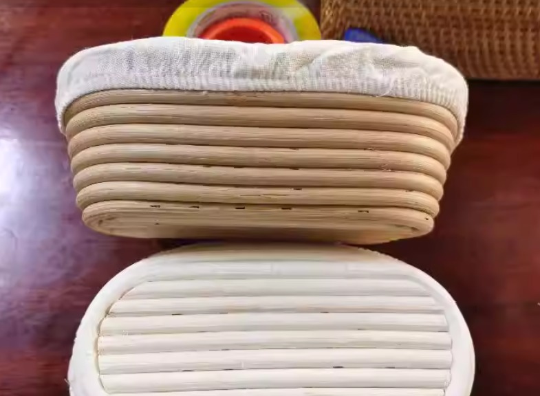 Handmade Rattan Baskets and Wooden cutlery rest