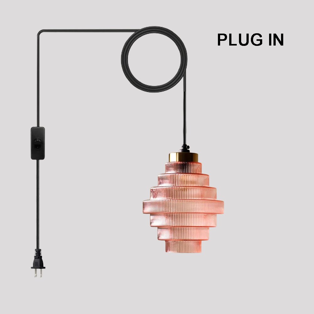 Mid-Century Modern Glass Pendant Light for Dining Room Kitchen Nook-Handwovenlamp