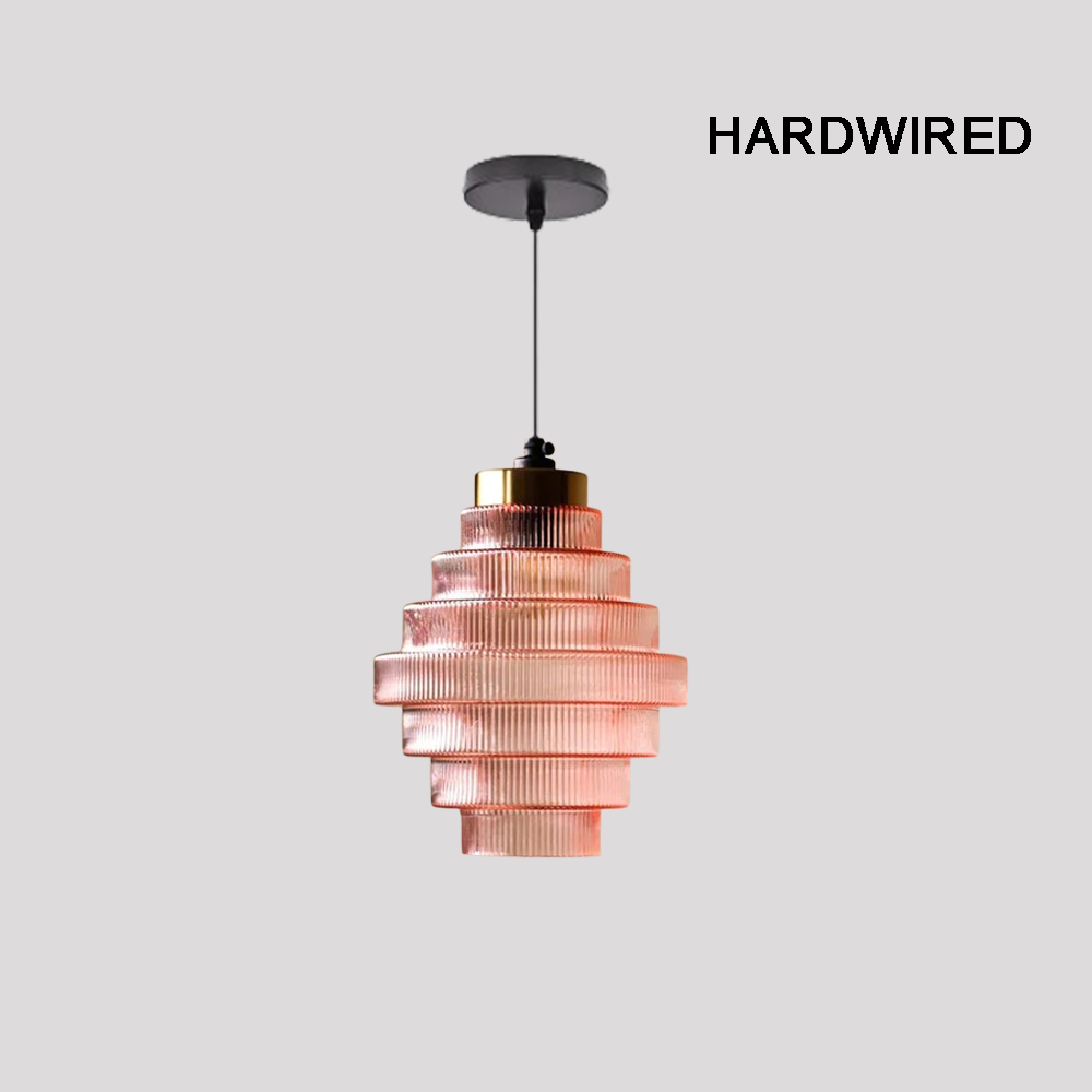 Mid-Century Modern Glass Pendant Light for Dining Room Kitchen Nook-Handwovenlamp