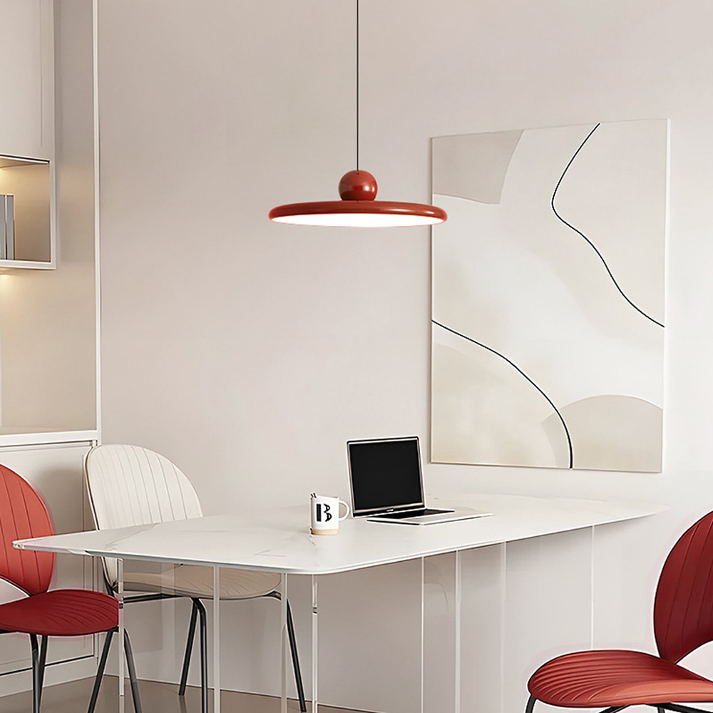 Mid Century Modern Dish Shape Dining Room Chandelier Scandinavian Lamps-Handwovenlamp