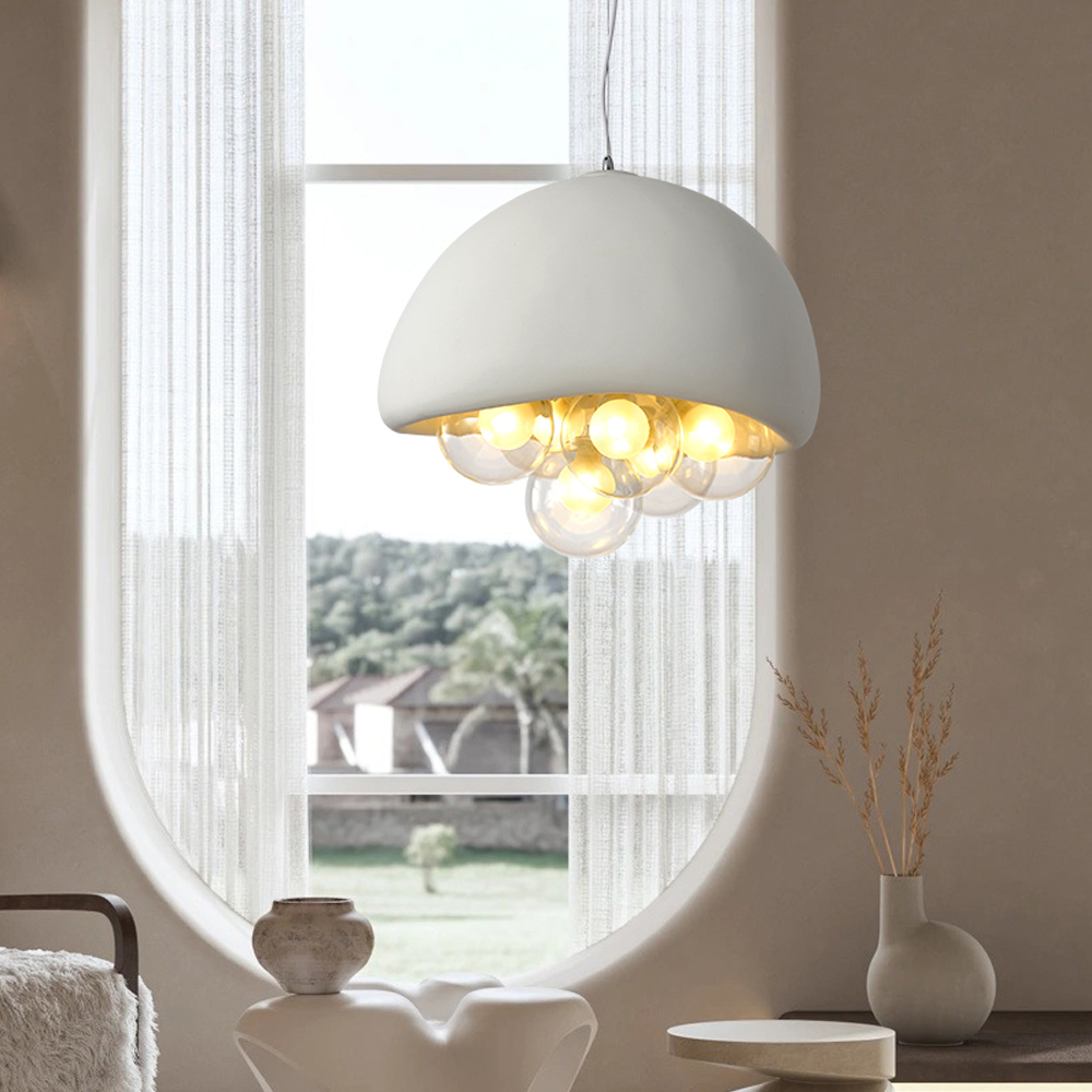 Nordic Dining Room Chandelier Creative Personality Art Modern Pendant Light-Handwovenlamp