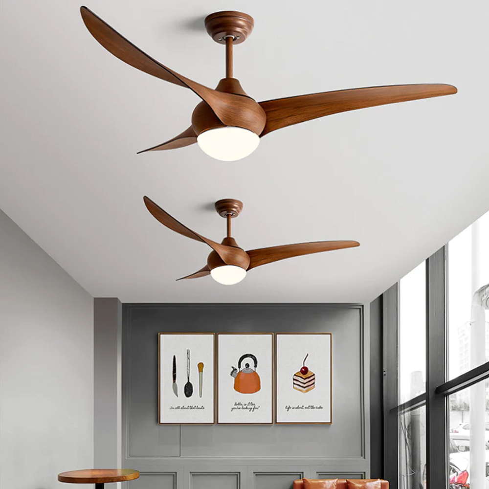 52 Inch Ceiling Fan with Lights Remote Control-Handwovenlamp