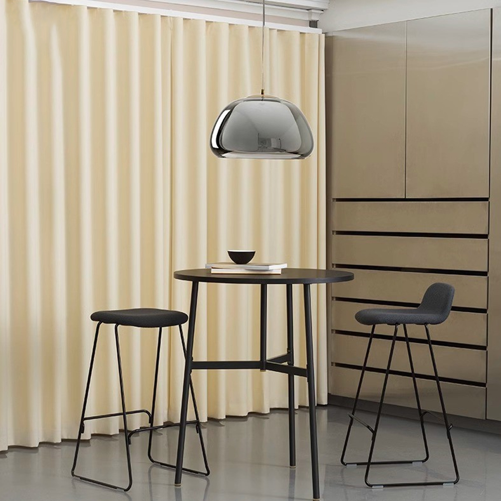 Danish Creative Cream Style Glass Pendant Light Simple Aisle Cafe Decorative Lamp-Handwovenlamp