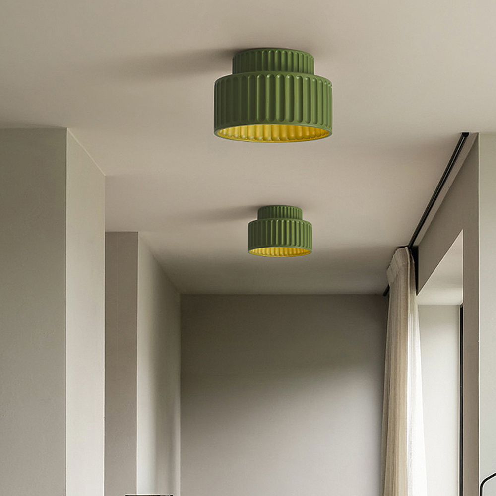 Nordic Cream Style Aisle Ceiling Lamp Modern Simple Balcony Entrance Ceiling Light-Handwovenlamp