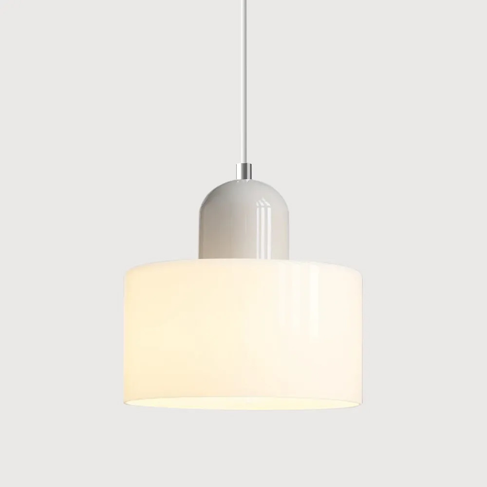 Bauhaus Small Glass Pendant Light For Dining Room and Bedroom-Handwovenlamp