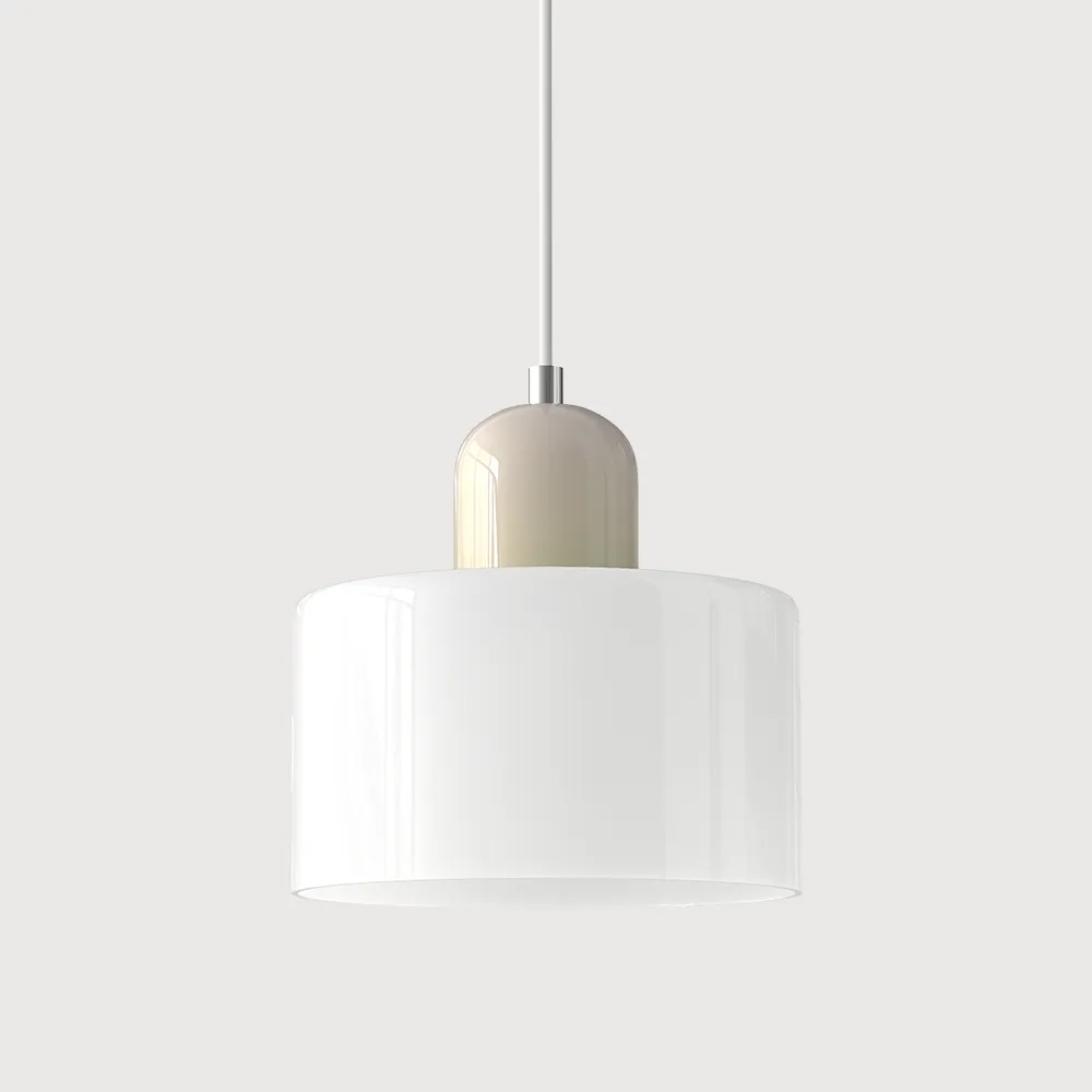 Bauhaus Small Glass Pendant Light For Dining Room and Bedroom-Handwovenlamp