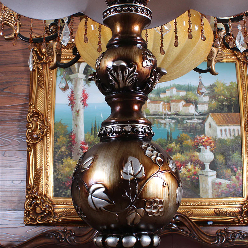 Victorian Vintage Table Lamp For Living Room Bedroom-Handwovenlamp