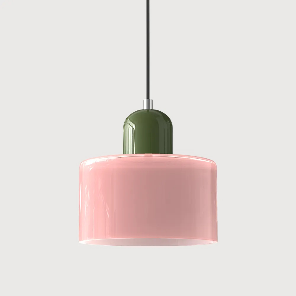 Bauhaus Small Glass Pendant Light For Dining Room and Bedroom-Handwovenlamp