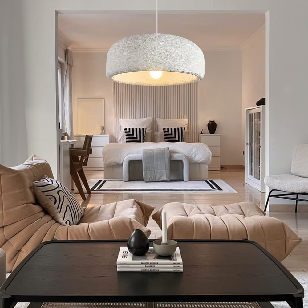 Modern Minimalist Art Decor Lamp Nordic Retro Pendant Light For Living Dining-Handwovenlamp