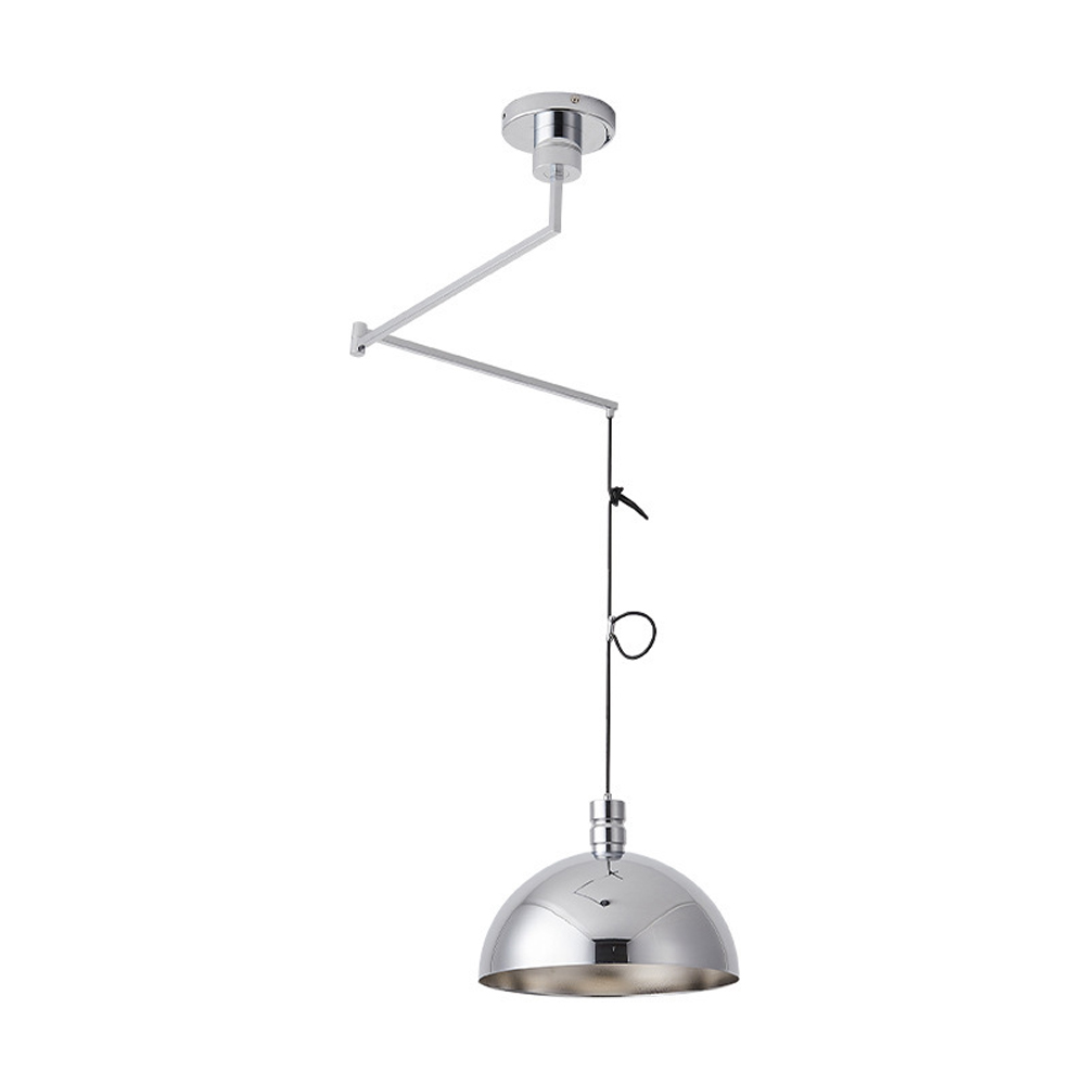 Dining Room Danish Flush Mount Ceiling Light Dome Chandelier Lighting-Handwovenlamp