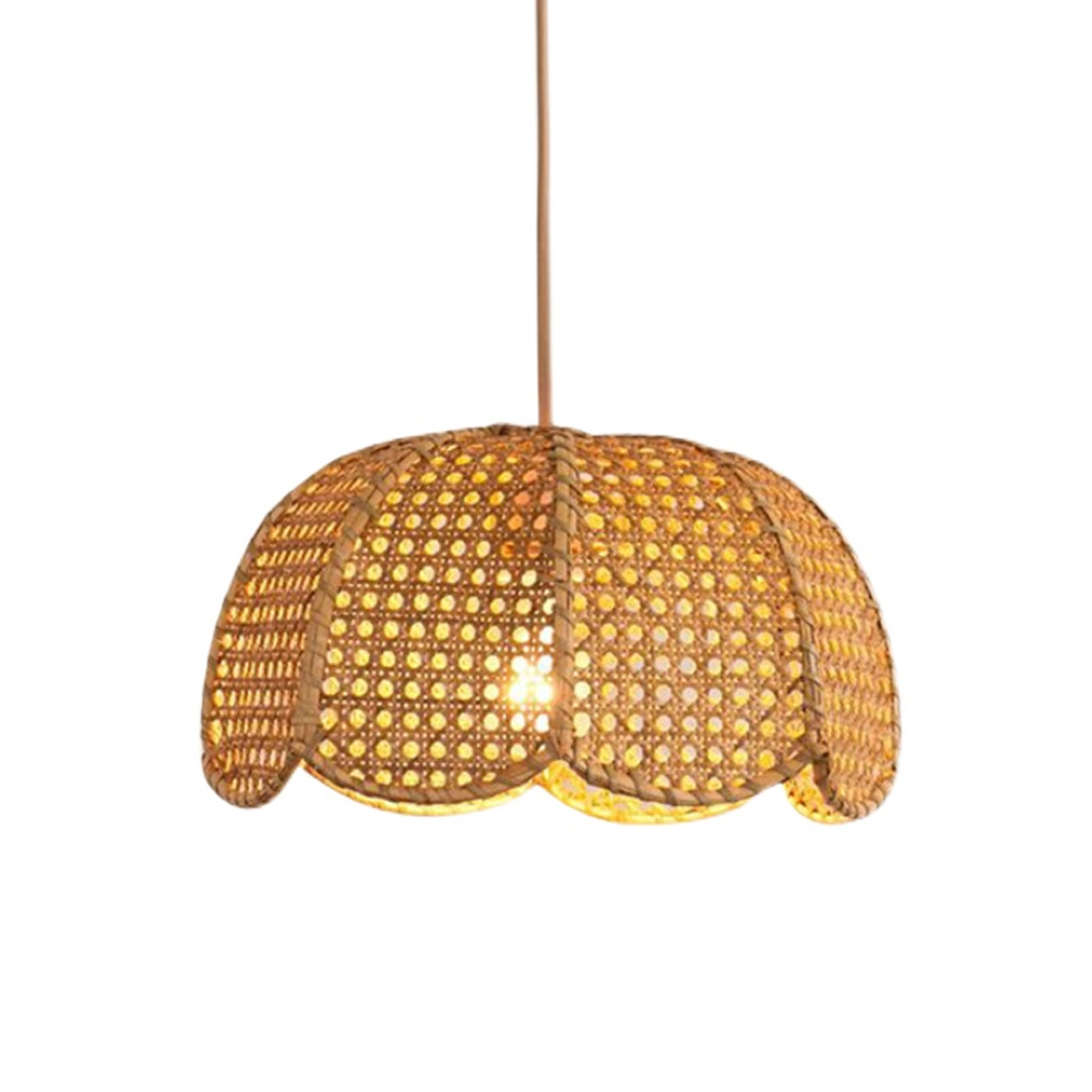 Southeast Asian Rattan Art Chandelier Modern Minimalist Creative Japanese Pendant Lamps-Handwovenlamp