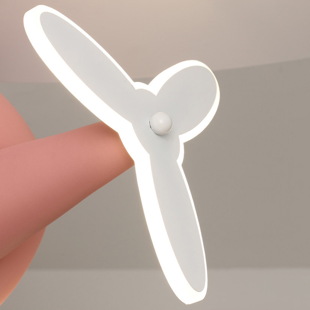 Children's Room Fan Light Cartoon Airplane Ceiling Lamps For Nursery-Handwovenlamp