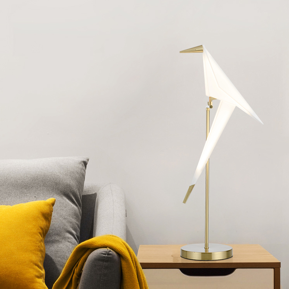 Nordic Luxury Thousand Paper Crane Bird Table Lamp Floor Lamp-Handwovenlamp