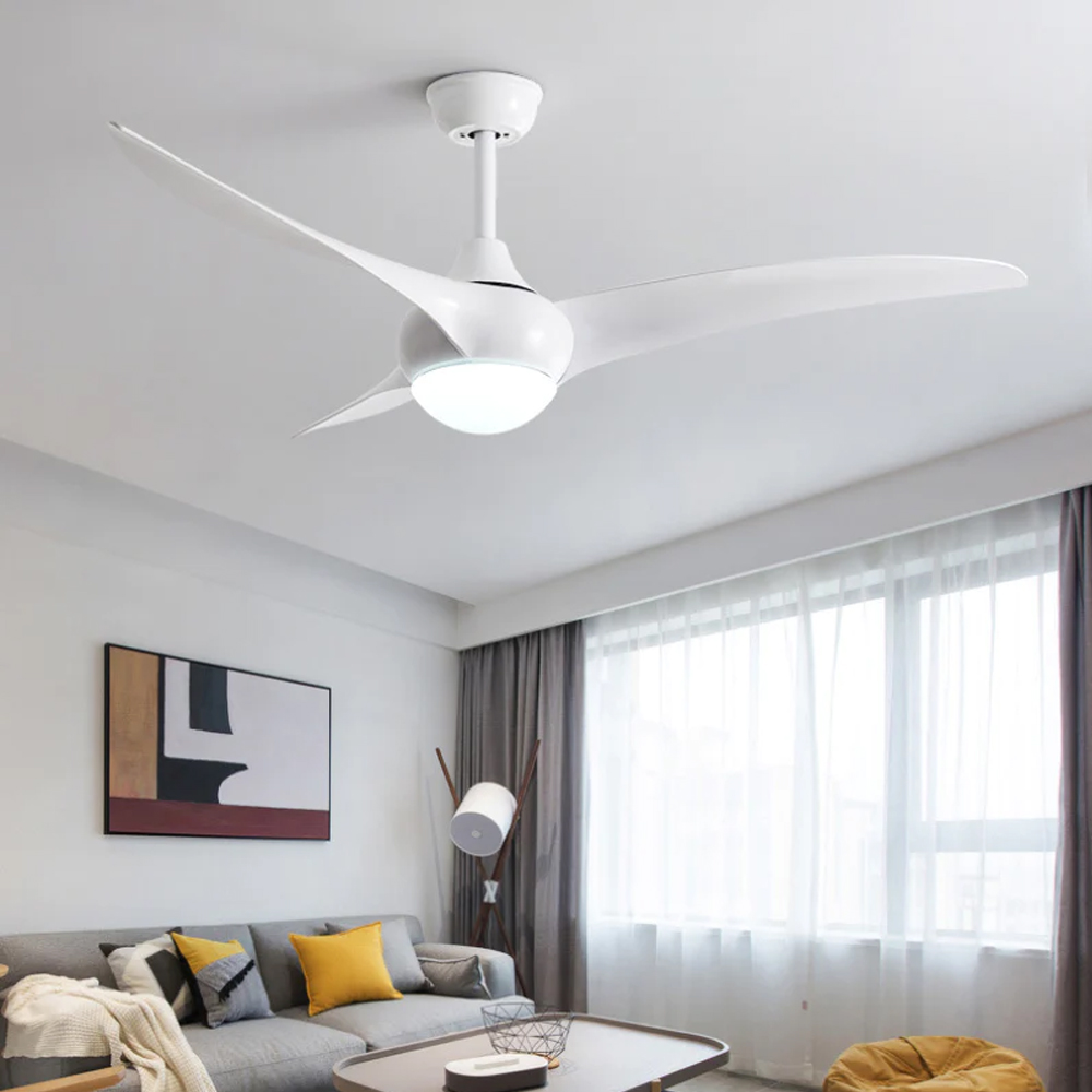 52 Inch Ceiling Fan with Lights Remote Control-Handwovenlamp