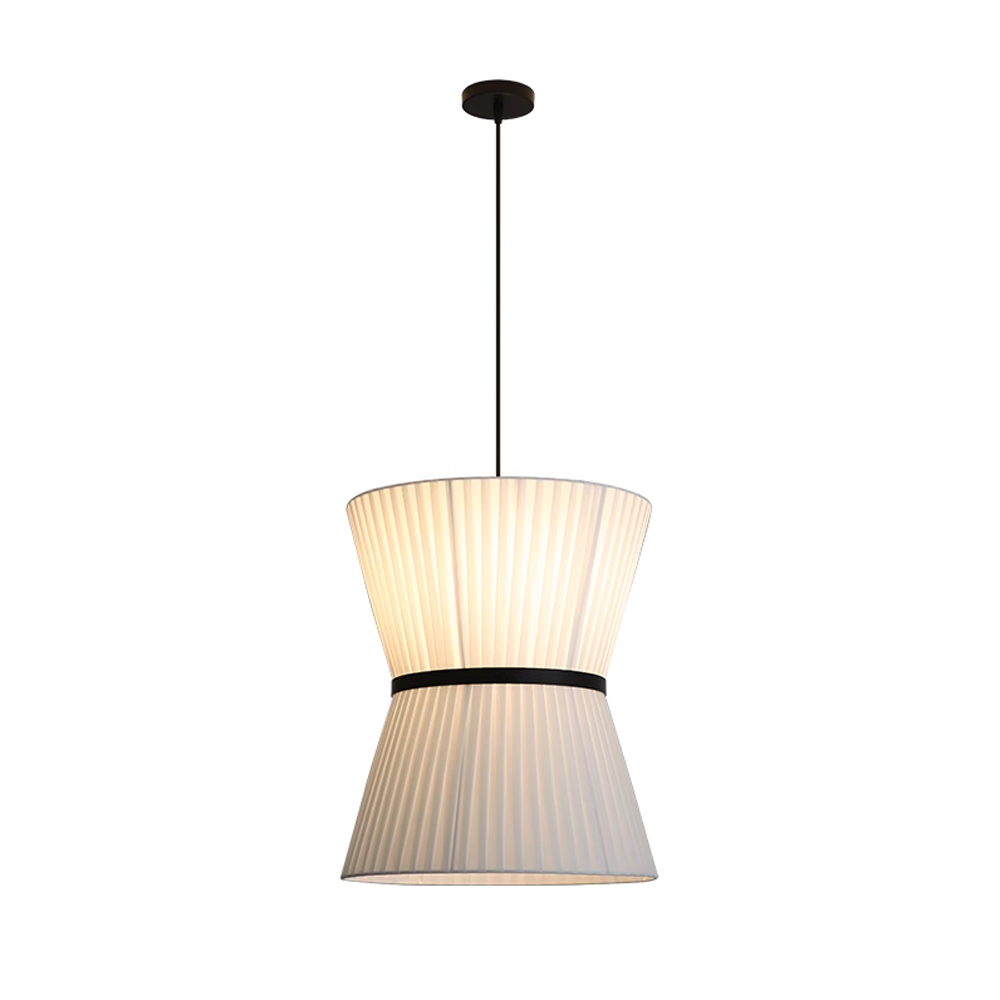 Japanese simple Handmade Fabric Pendant Light Commercial Hanging Ceiling Light Shade-Handwovenlamp