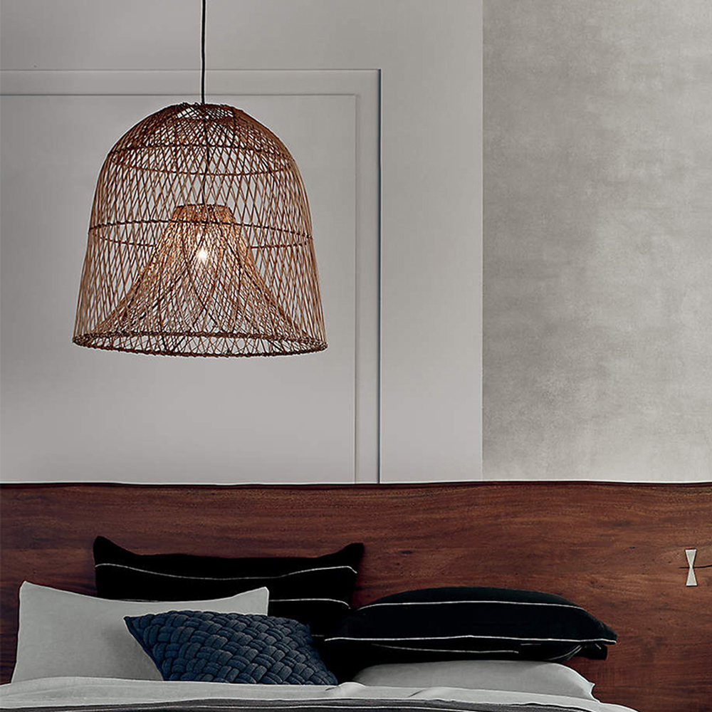 Creative Handmade Rattan Chandelier Japanese Restaurant Pendant Lamp-Handwovenlamp