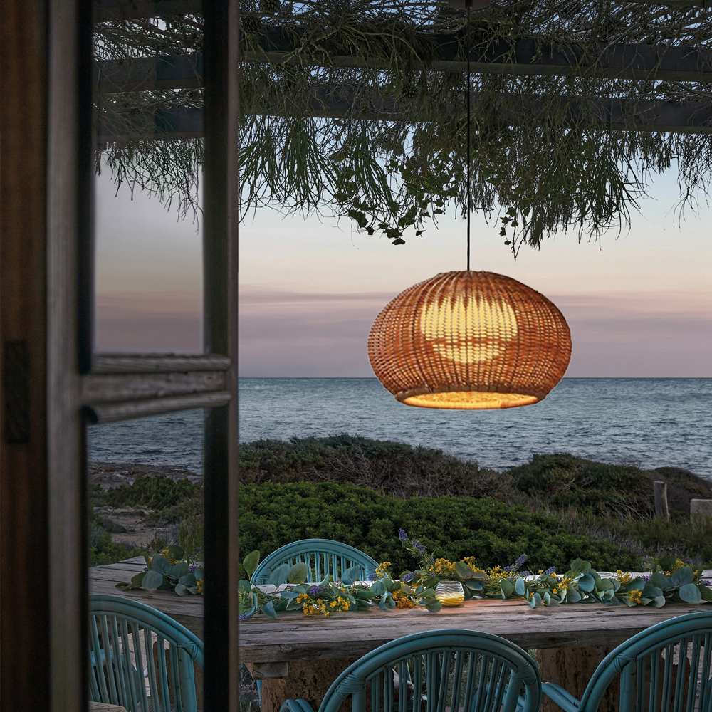 Modern Outdoor Pendant Lights Terrace Waterproof Lighting Fixtures-Handwovenlamp