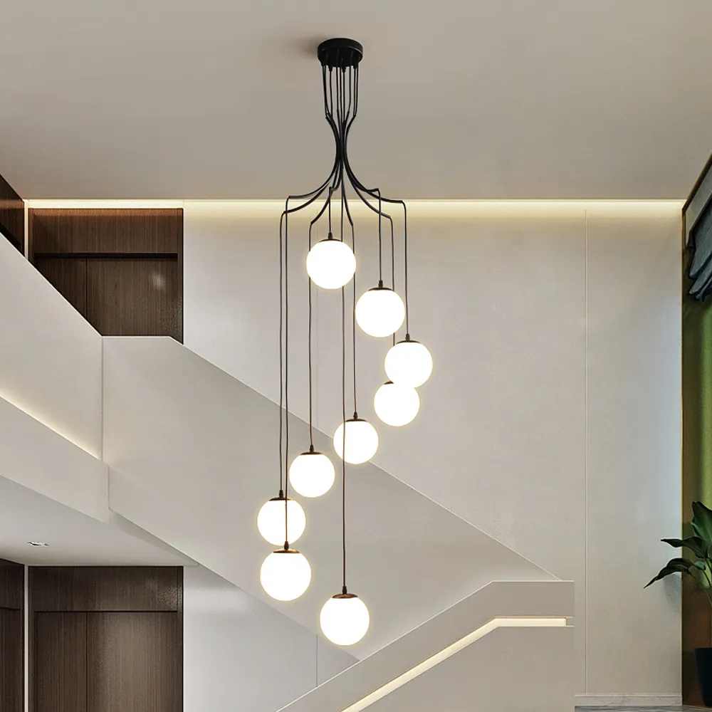 Stairwell-Handwovenlamp