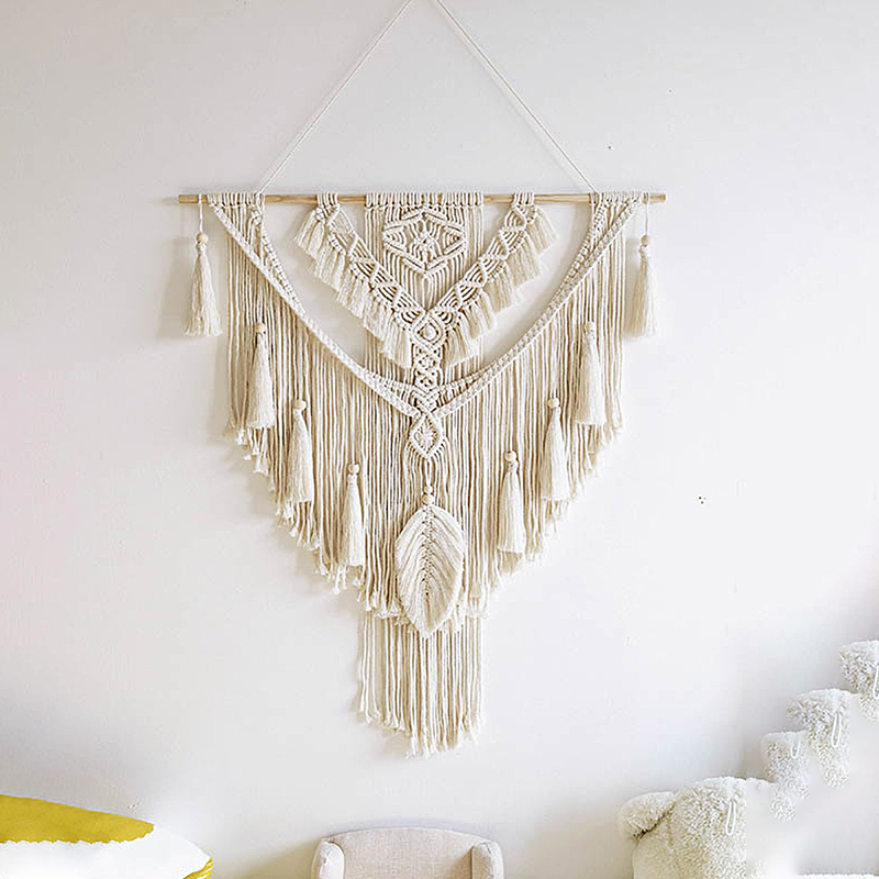 Bohemian Wall Hangings Nordic Tassel Tapestry Boho Interior Design Pendant-Handwovenlamp