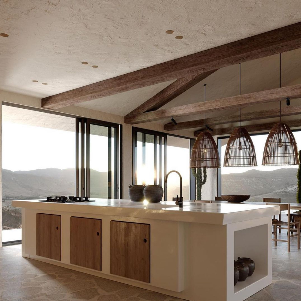 Japanese Style Hand-woven Rattan Chandelier Homestay Wabi Sabi Pendant Lamp-Handwovenlamp