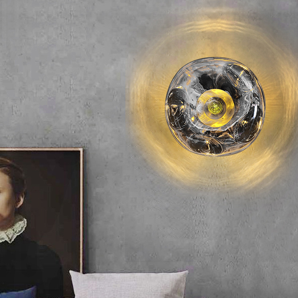 Modern Creative Glacier Lava Wall Lamp Bedroom Acrylic Wall Sconces-Handwovenlamp